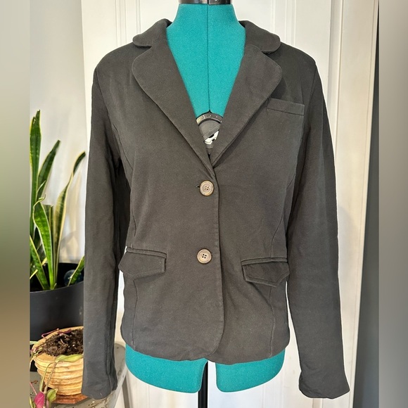 J.Crew 100% cotton dark gray suit jacket medium - Picture 1 of 14